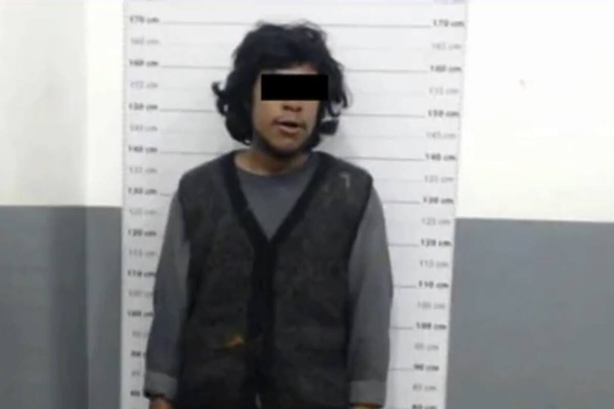 Carlos Martínez cuando fue detenido en febrero pasado