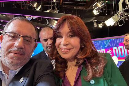 Carlos Maslatón junto a Cristina Kirchner