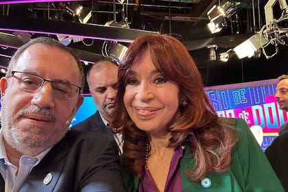 Carlos Maslatón junto a Cristina Kirchner