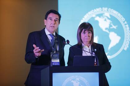 Carlos Melconian apuntaló a Patricia Bullrich ante el Consejo Interamericano de Comercio y Producción