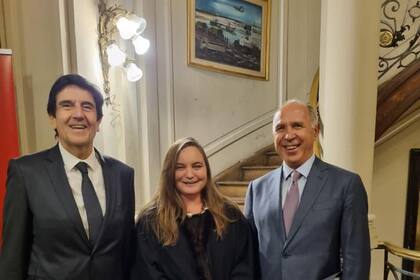 Carlos Melconian con María Pía Astori y Ricardo Lorenzetti
