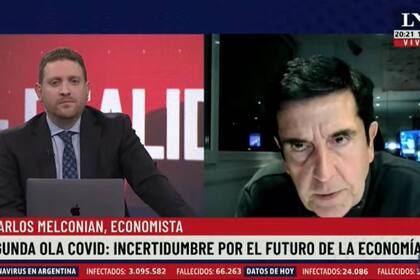 Carlos Melconian dialogó con Jonatan Viale y su equipo en +Realidad