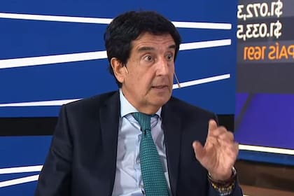 Carlos Melconian, durante la entrevista en LN+