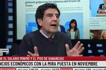 Carlos Melconian explicó los motivos por los que el ministro de Economía Martín Guzmán debía ser mantenido en su puesto, pese a la incidencia de la economía en la derrota oficialista en las PASO