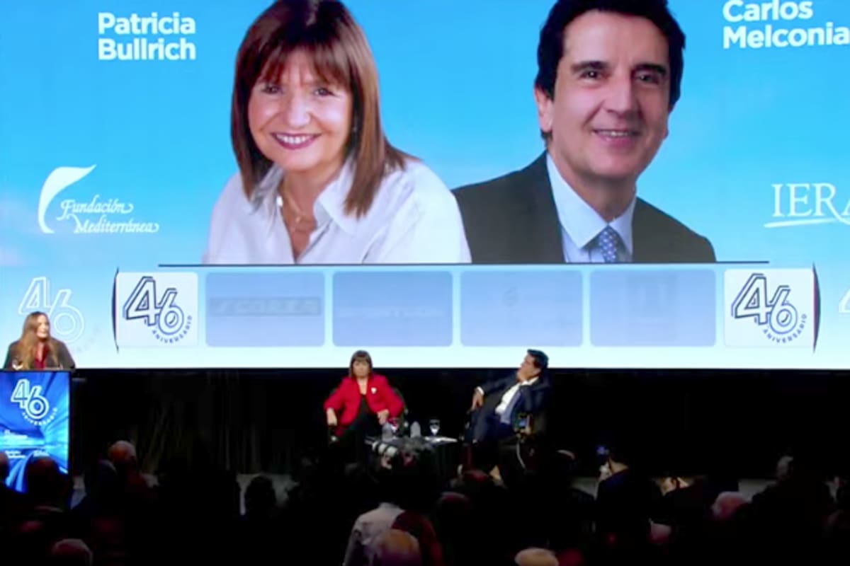 Carlos Melconian y Patricia Bullrich, en Córdoba