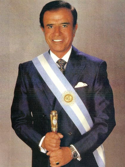 Carlos Menem visitaba Galicia, en marzo de 1994