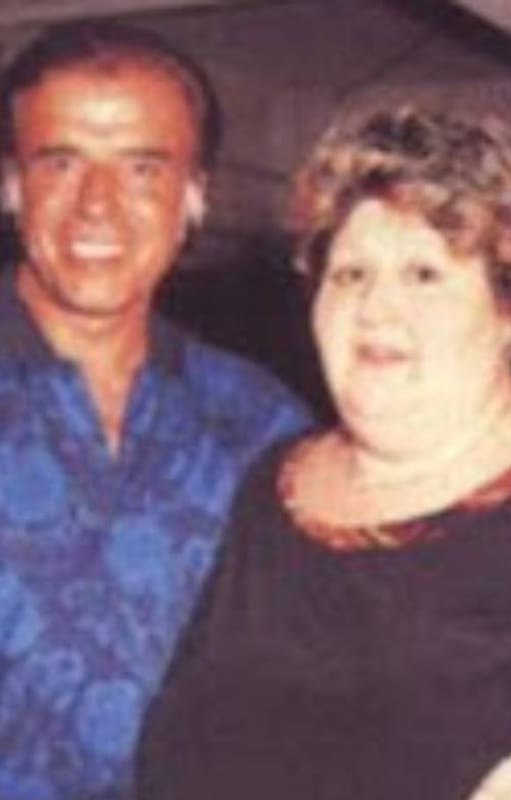 Carlos Menem y Blanca Curi; se cree que la mentalista fue una de las brujas que consultaba el que fuera presidente de la República entre 1989 y 1999