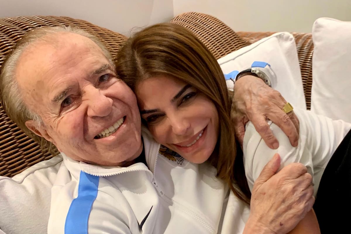 Carlos Menem y su hija Zulema