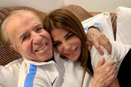 Carlos Menem y su hija Zulema