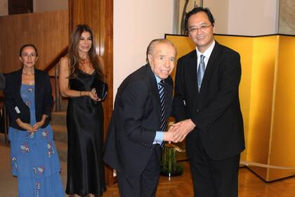 Carlos Menem y Zulemita Menem