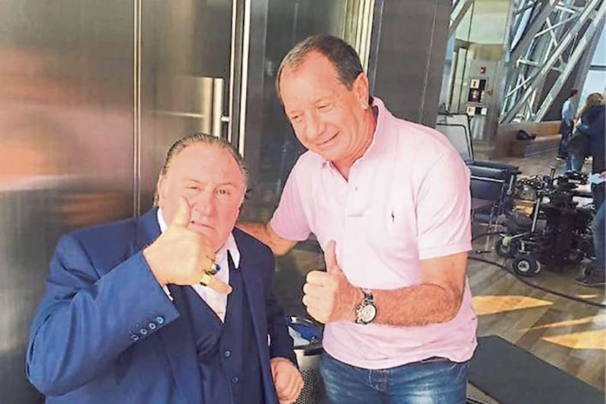 Carlos Mentasti con Gerard Depardieu