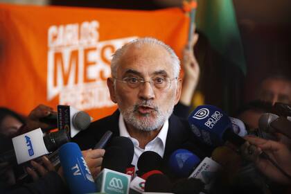 Carlos Mesa, el candidato opositor de Bolivia