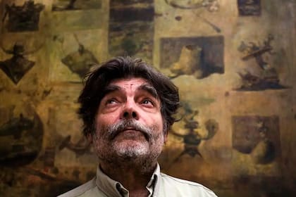 Carlos Nine realizó estos dibujos a base de acuarela, tinta y lápiz carbón con textos a mano cuando iba camino de cumplir 40 años.