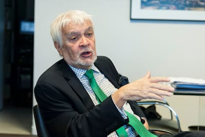 Carlos Ott en la entevista exclusiva que compartió con LA NACION