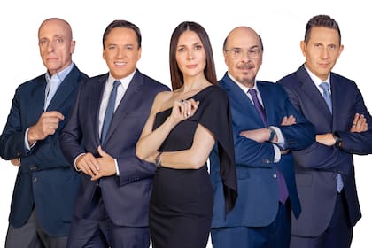 Carlos Pagni, José Del Rio, Cristina Pérez, Joaquín Morales Solá y Juan Pablo Varsky