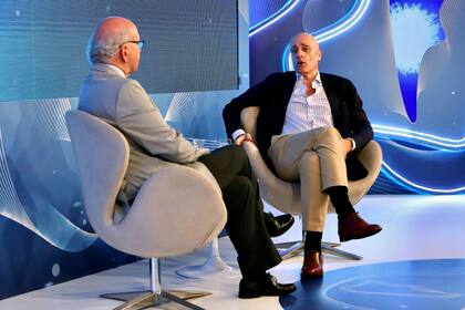 Pablo Sirvén entrevistó a Carlos Pagni en el encuentro La Nueva Argentina, organizado por LA NACION