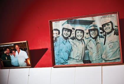 Carlos Pairetti, Néstor García Veiga, Carlos Marincovich y Luis Di Palma en la epopeya de Torino en Nürburgring, 1969.