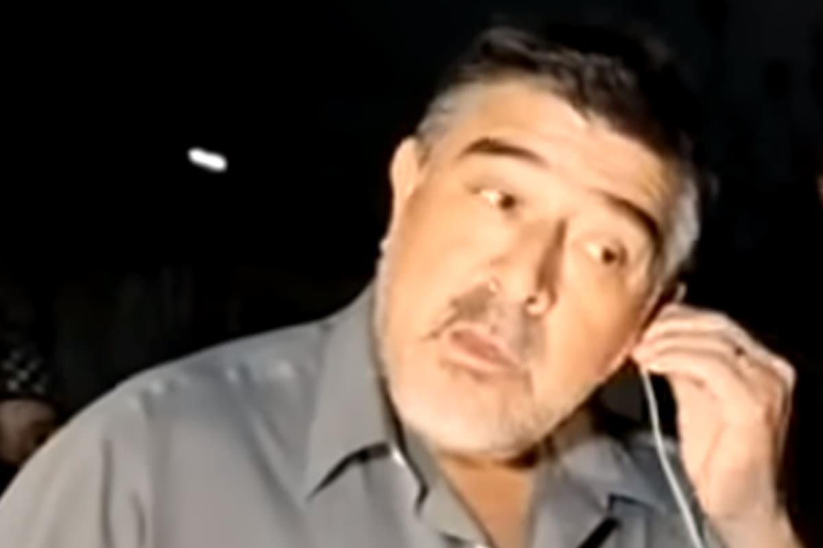 Carlos Pérez en una entrevista anterior a su detención