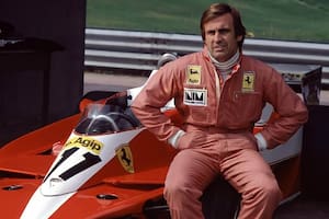 Carlos Reutemann, con la Ferrari