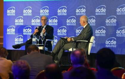 Carlos Rosenkratz, juez de la Corte Suprema de la Nación y Juan Vaquer, expresidente de ACDE