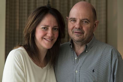 Carlos Rottemberg y su actual mujer