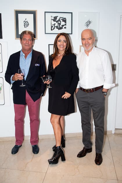 Carlos Sánchez Vincente, Florencia Galfrascoli y Hernán López León.