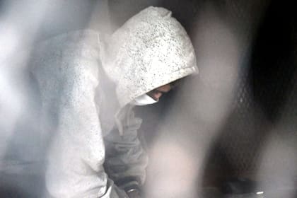 Carlos Savanz, detenido en la Comisaría Vecinal 1, de la Policía de la Ciudad