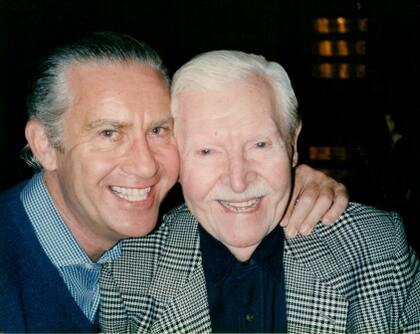 Carlos Siderman con su padre