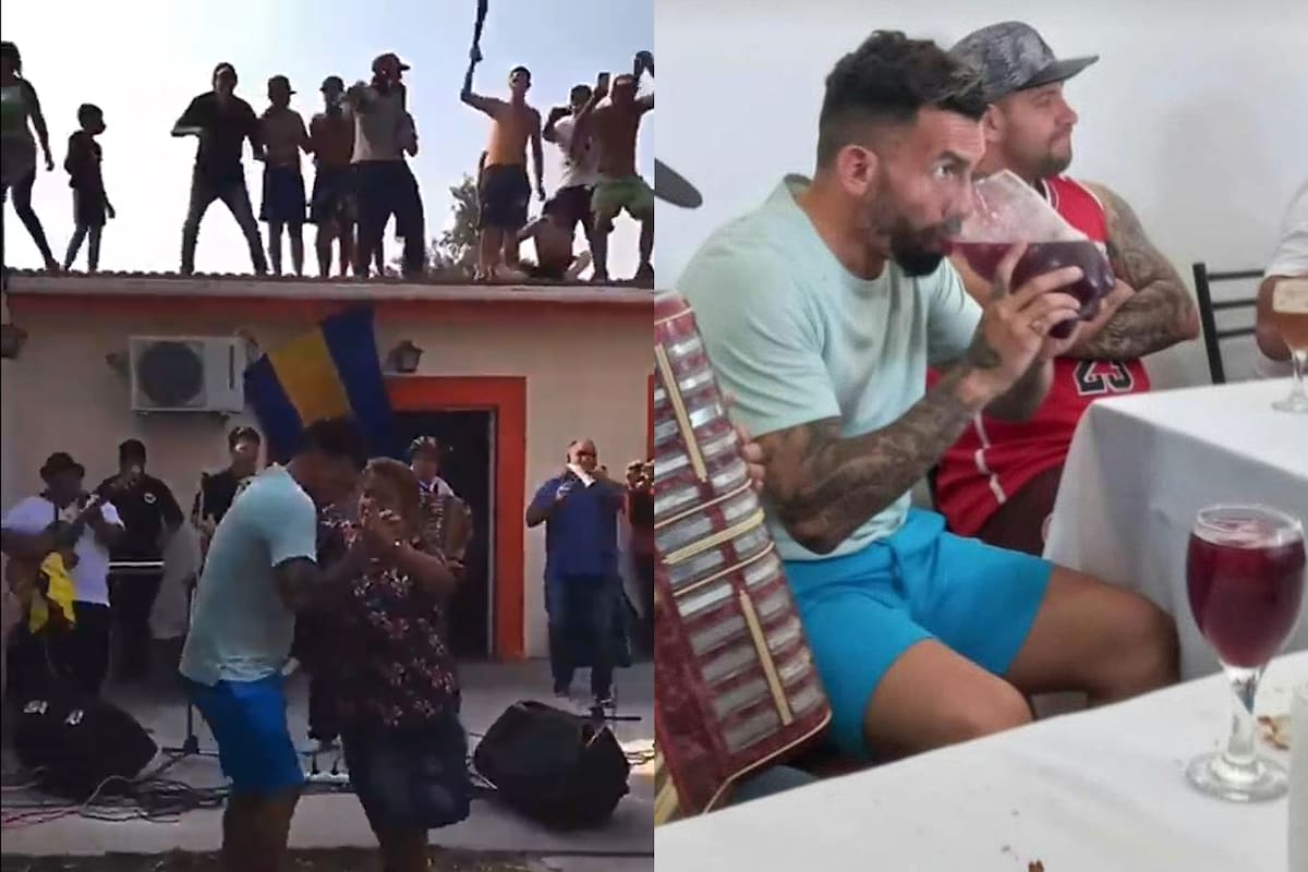 Carlos Tevez desató una locura en Santiago del Estero