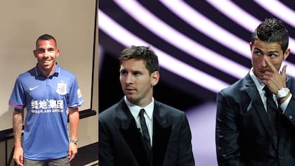 Carlos Tevez ganará una cifra similar a lo que cobran Messi y Cristiano Ronaldo juntos