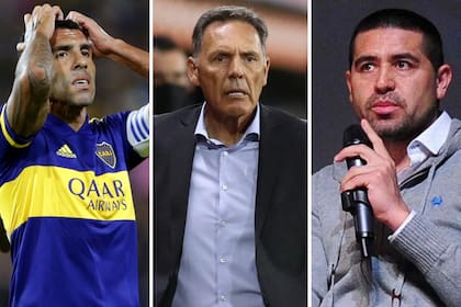 Carlos Tevez, Miguel Russo y Juan Roman Riquelme son tres nombres fuertes en un Boca que tiene un enrarecido clima interno