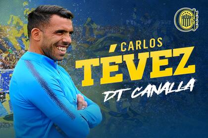 Carlos Tévez, nuevo DT de Rosario Central