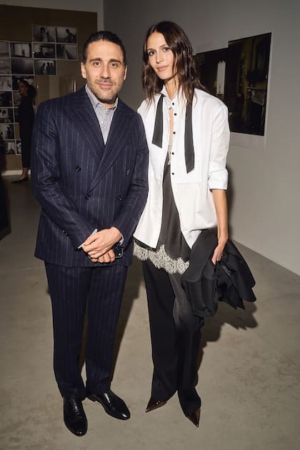 Carlos
Torretta,
marido de
Marta Ortega,
y la modelo
Jeanne
Cadieu