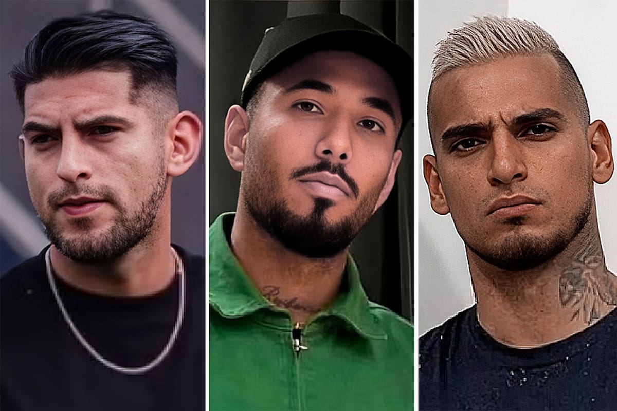 Carlos Zambrano, Sergio Peña Flores y Miguel Trauco, los tres futbolistas denunciandos