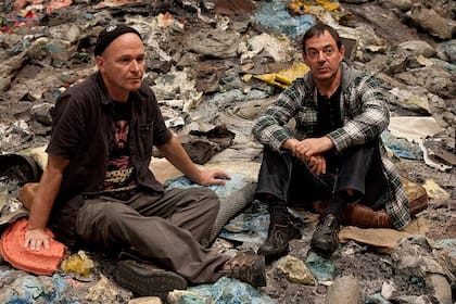Carlus Padrissa con otro de los fundadores y directores artísticos de La Fura del Baus, Alex Olle