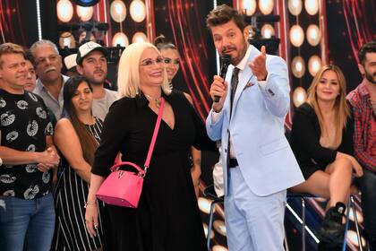 Carmen Barbieri fue al Bailando para apoyar a Fede.