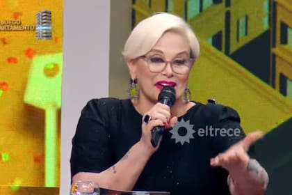 Carmen Barbieri se emocionó con el homenaje que la participante le hizo a su abuela (Foto: Captura de TV / eltrece)