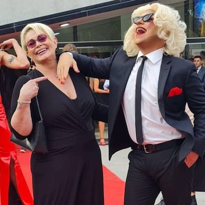 Carmen Barbieri y Federico Bal en la previa de la entrega de los Premios Carlos