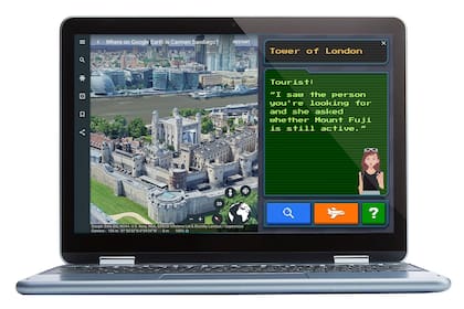 Carmen Sandiego en Google Earth