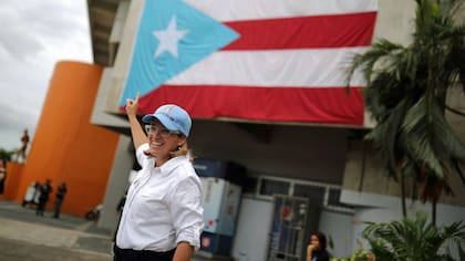 Carmen Yolín Cruz, la alcaldesa de Puerto Rico, se cruzó con Trump