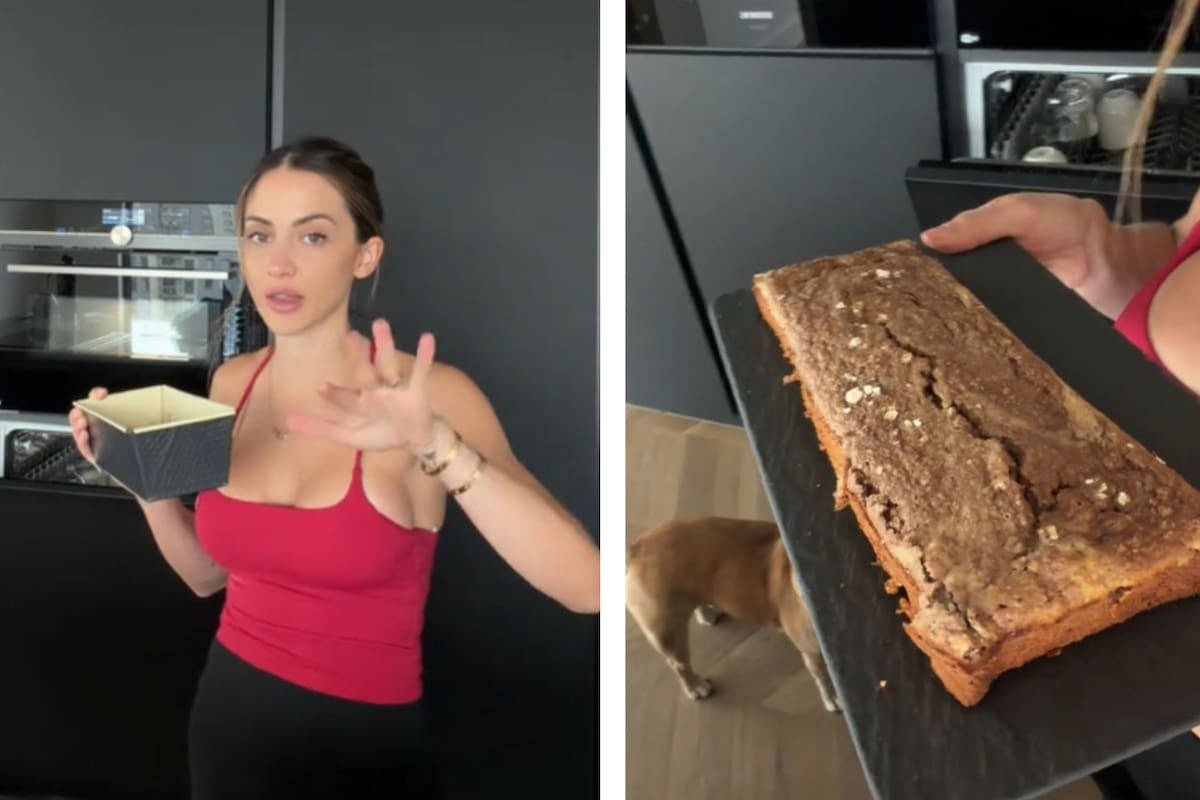 Caro Calvagni mostró la receta para hacer un budín de banana express: 15 minutos de horno y un ingrediente secreto