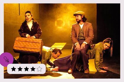 Caro Setton, Pablo Kusnetzoff, Ale Gigena y Justina Grande, en Shamrock