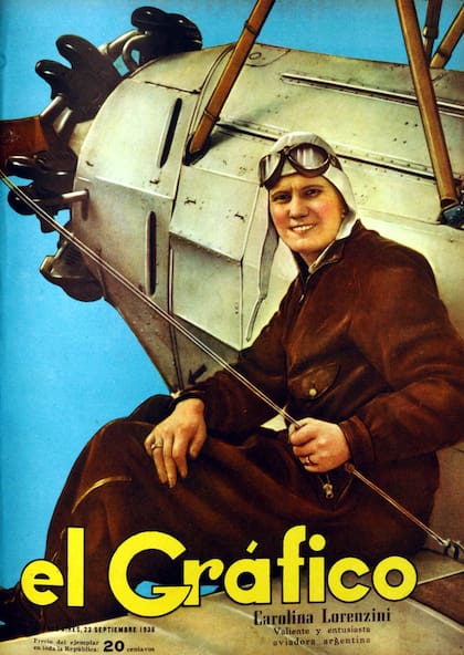 Carola Lorenzini fue tapa de El Gráfico por sus hazañas