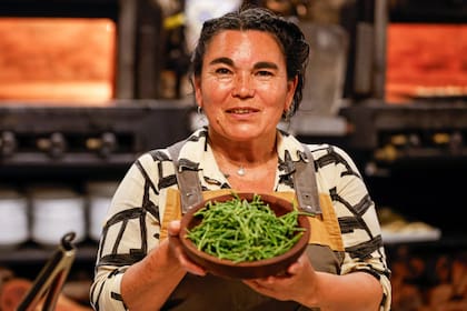 Carola Puracchio en evento en el hotel Faena, organizado por Fundación Rewilding Patagonia Azul