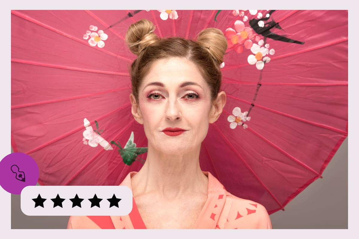 Carola Reyna en el unipersonal Okasan