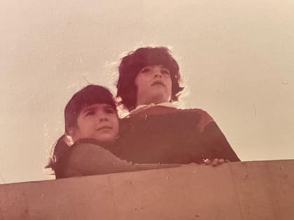 Carola y María Luz de chicas