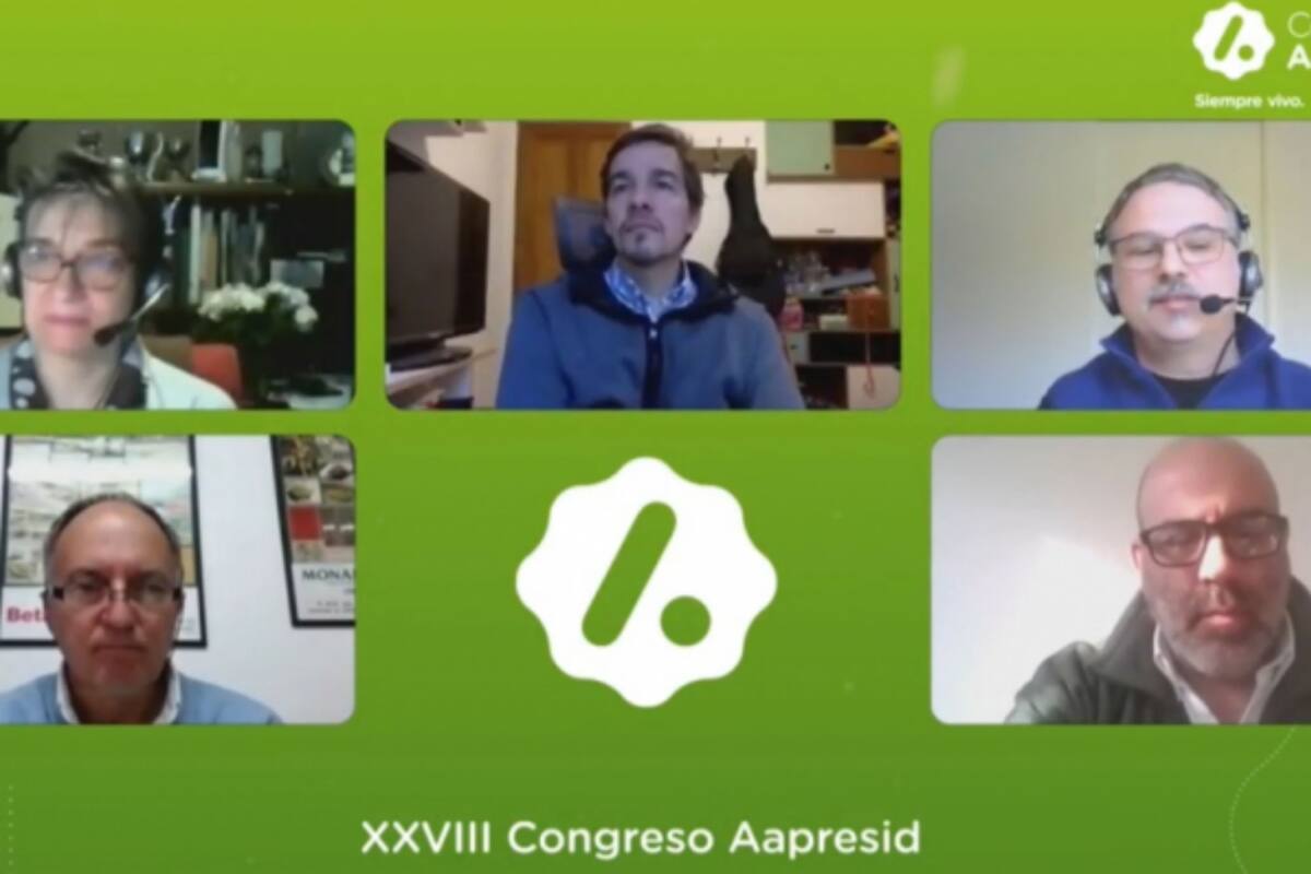 Carolina Álvarez (Fauba), Alejandro Petek, Gustavo Piñeiro, Daniel Ferraro y Sebastián Senesi