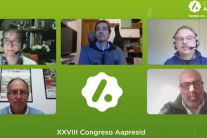 Carolina Álvarez (Fauba), Alejandro Petek, Gustavo Piñeiro, Daniel Ferraro y Sebastián Senesi