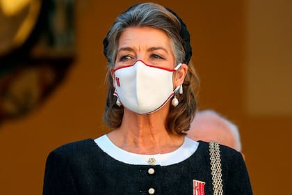 En noviembre pasado, Carolina de Mónaco también llamó la atención por un cambio en su peinado