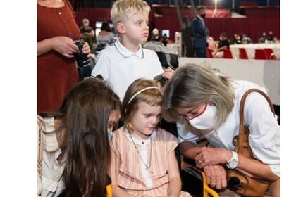 Carolina de Mónaco participó del evento con los hijos de Charlene, Gabriella y Jacques, y con los primos de los niños Charlotte Casiraghi y Mélanie-Antoinette De Massy.